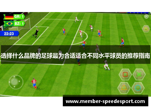 选择什么品牌的足球最为合适适合不同水平球员的推荐指南